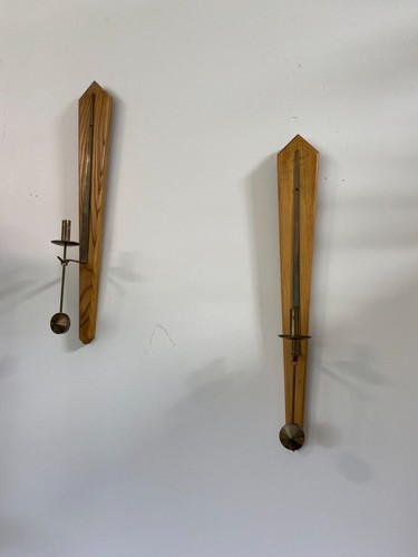Coppia applique candelabro